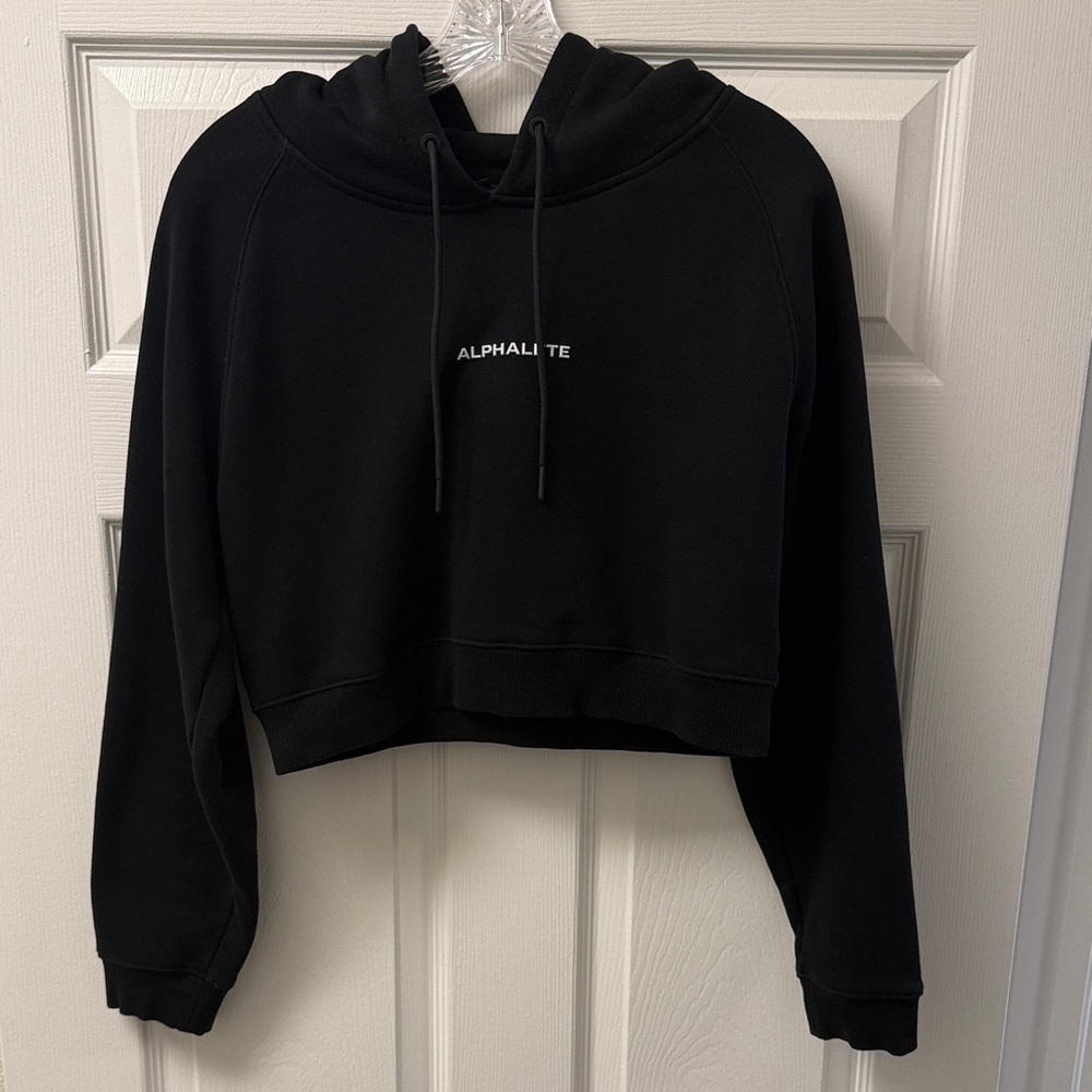 Alphalete Women's Black Cowl Neck Sweater